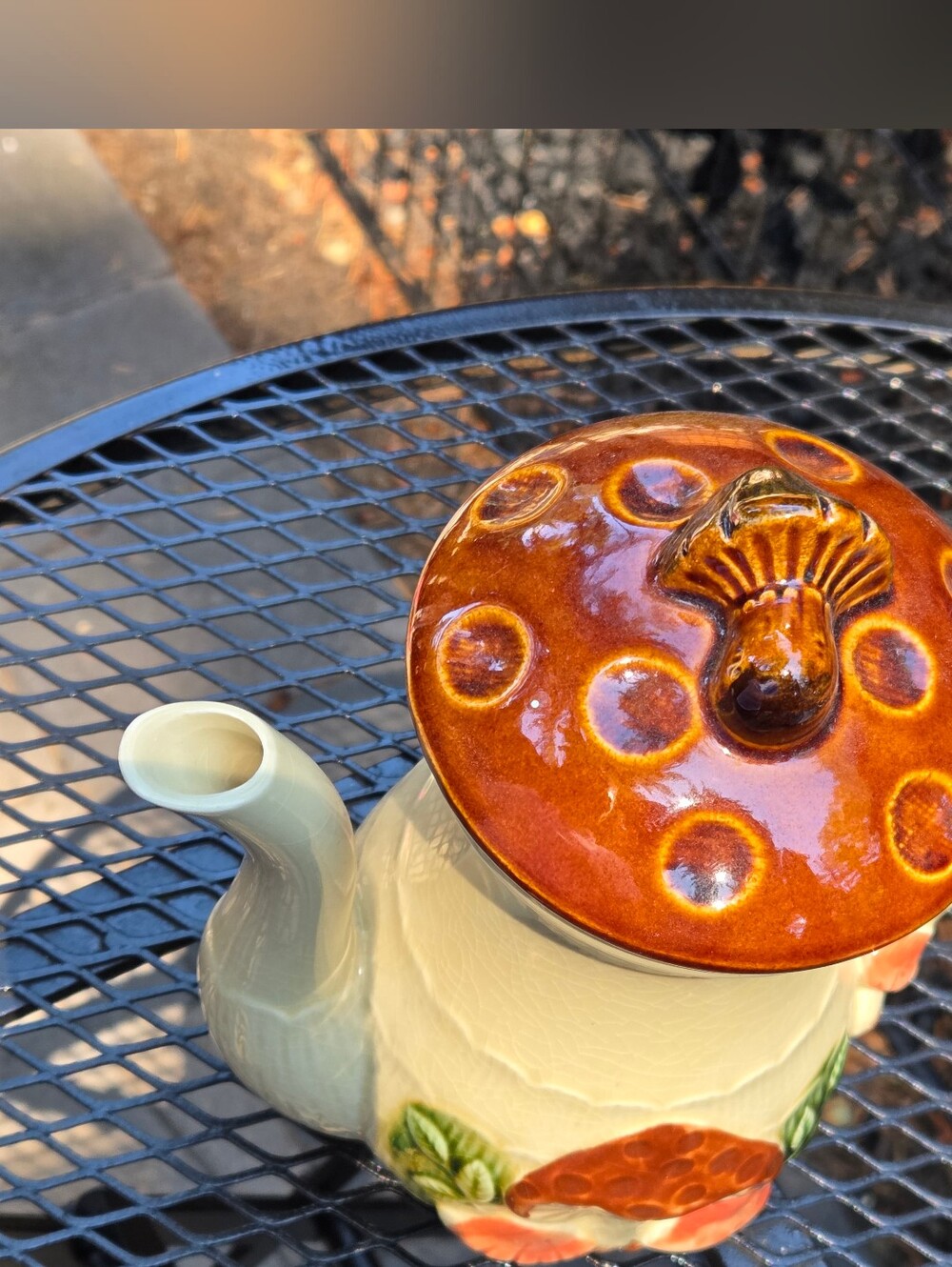 Iconic 1970s Empress By Haruta Mushroom Teapot With Lid In Great Condition - Picture 3 of 8